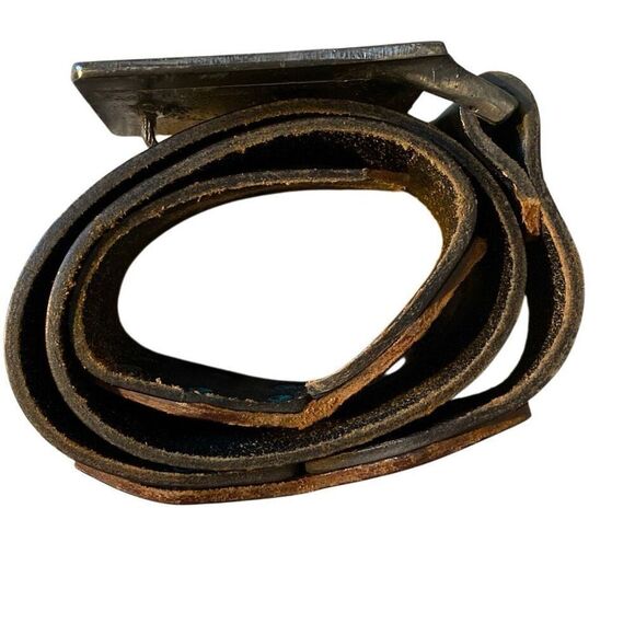 Vintage 1975 Zodiac Sign Aries Belt Buckle with 32” belt boho Whimsigoth 70s main image 7